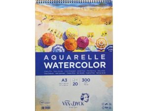 Van Dyck Aquarelle  Watercolor Suluboya Defteri  A3 300GR 20 YP