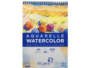 Van Dyck Aquarelle Watercolor Suluboya Defteri  A4 300GR 20 YP
