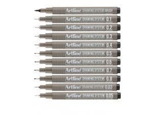 Artline Drawing System Teknik Çizim Kalemi Set 11 li 