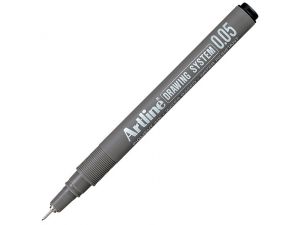 Artline Drawing System Teknik Çizim Kalemi Siyah  0,05