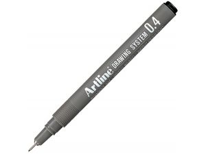 Artline Drawing System Teknik Çizim Kalemi Siyah 0,4