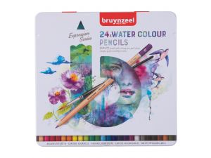 Bruynzeel Expression Kuru Sulu Boya Kalem Seti 24 Renk Aquarell