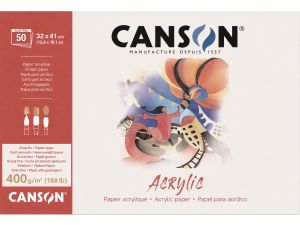 Canson Akrilik Blok 400 gr. 32x41 cm. 50 Sayfa