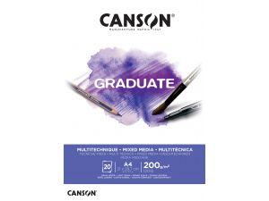 Canson Graduate Mix Media Çok Amaçlı Defter A4  200 gr 20 Sayfa
