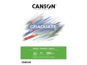Canson Graduate Resim Defteri 160 gr A4  30 Sayfa