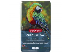 Derwent Chromaflow Kuruboya Kalem Seti 12 li 