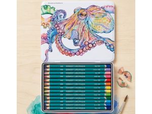 Derwent Chromaqua Sulu Boya Kalemi – Aquarell 12 Renk 