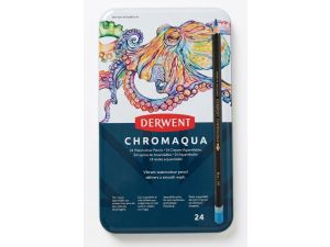 Derwent Chromaqua Sulu Boya Kalemi – Aquarell 24 Renk 