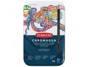 Derwent Chromaqua Sulu Boya Kalemi – Aquarell 36 Renk