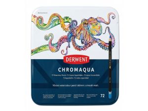 Derwent Chromaqua Sulu Boya Kalemi – Aquarell 72 Renk