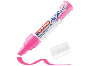 Edding Akrilik Kalem 5000 Yan Kesik Fosforlu Pembe  069