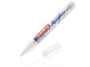 Edding Akrilik Kalem 5100 Yuvarlak Orta Uç  Trafik Beyaz