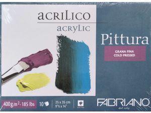 Fabriano Pittura Akrilik Boya Blok Defteri 400gr 10 Sayfa 25x35