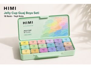 HIMI Jelly Cup Guaj Boya Seti 18 Renk - Yeşil Kutu