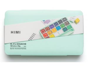 HIMI Jelly Cup Guaj Boya Seti 18 Renk - Yeşil Kutu 