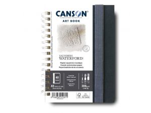 Saunders Waterford Art Book Suluboya Defteri 300 gm Sert Kapak  A5  40 Sayfa