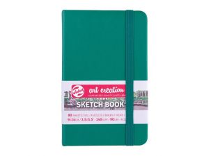 Talens Art Creation Eskiz Defteri Sert Kapak 140 gr 9x14cm Forest green 