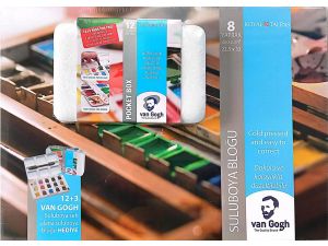 Van Gogh Sulu Boya Seti (12+3) Van Gogh Defter Hediye